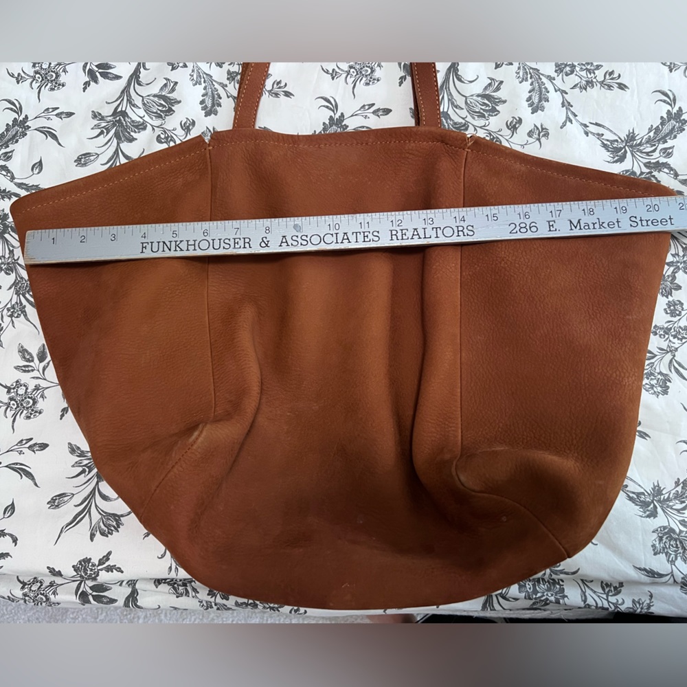 Madewell large tote suedes pebbles leather